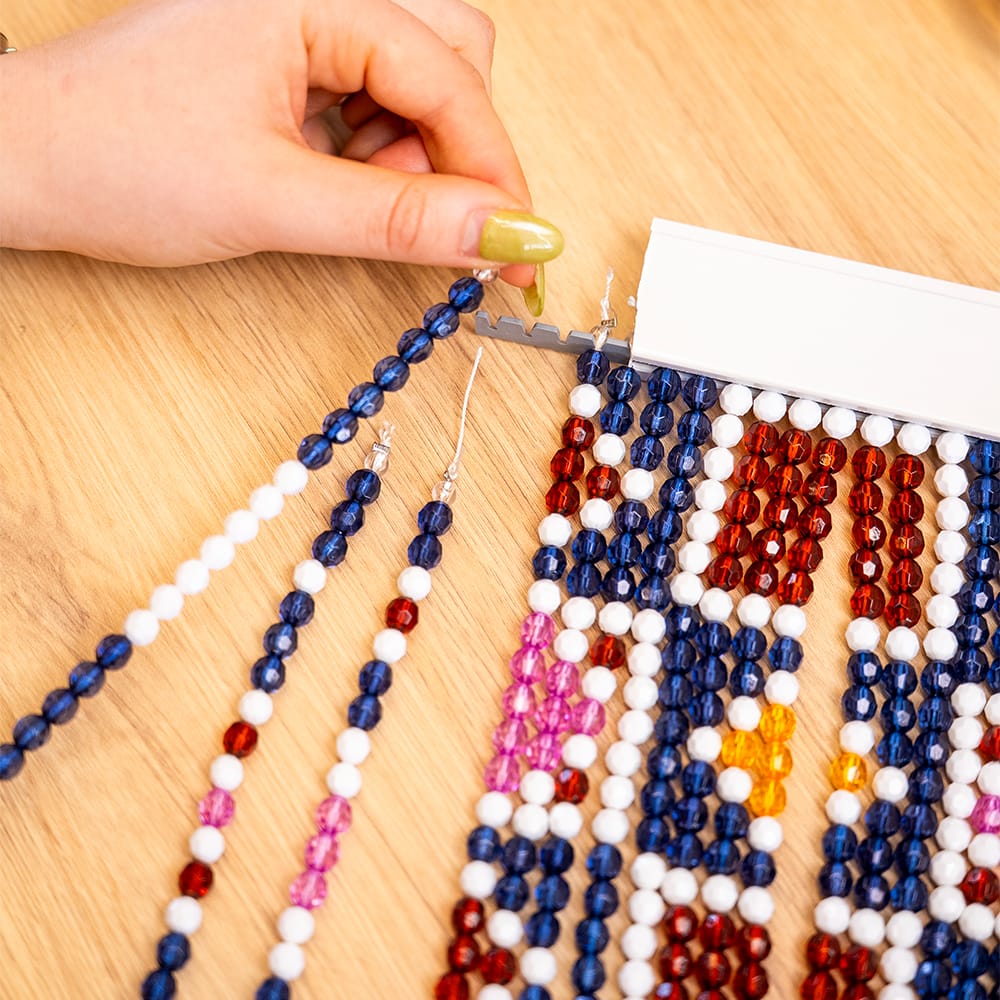 Craft Club BLUSHING TULIP - Beaded Curtain Kit