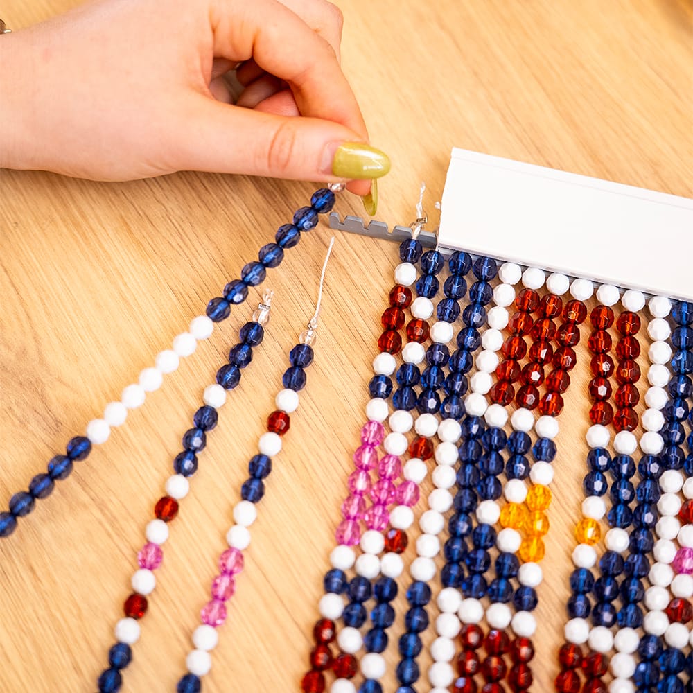 Craft Club TWINKLING QUILT - Beaded Curtain Kit