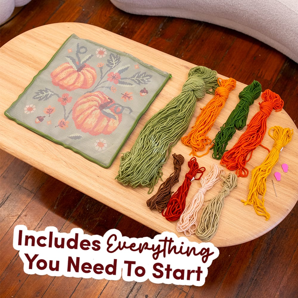 Craft Club Full Harvest - Needlepoint Cushion Bundle
