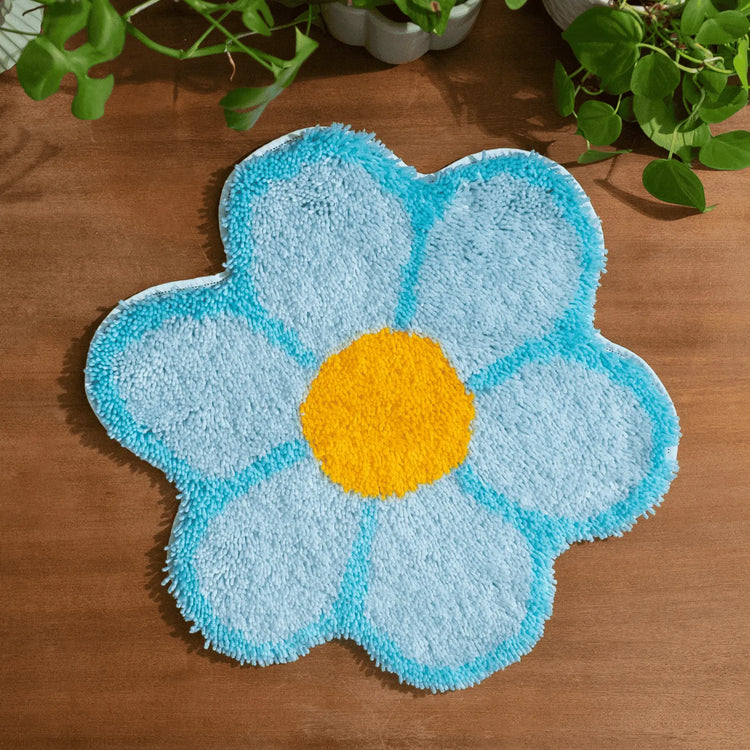 Craft Club Co Australia BLUE FLOWER POWER - Rug Bundle