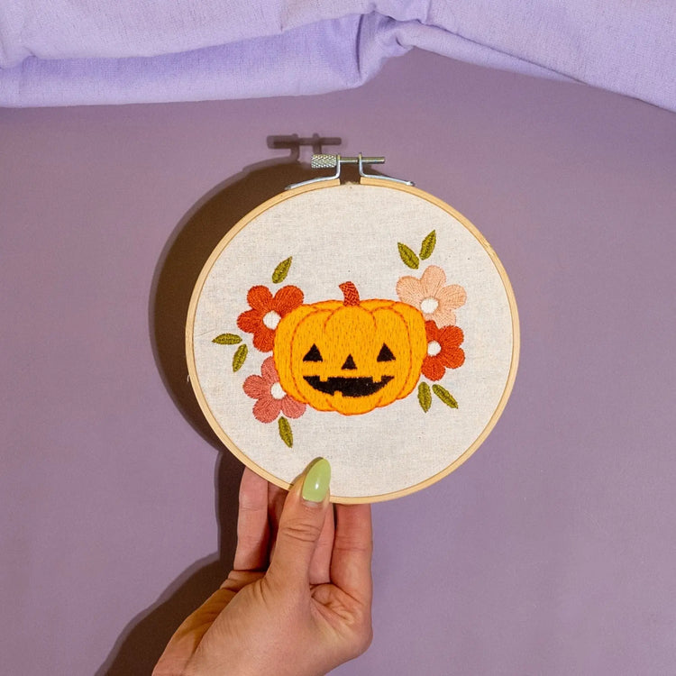 Craft Club Co Australia JACK O LANTERN Embroidery Kit