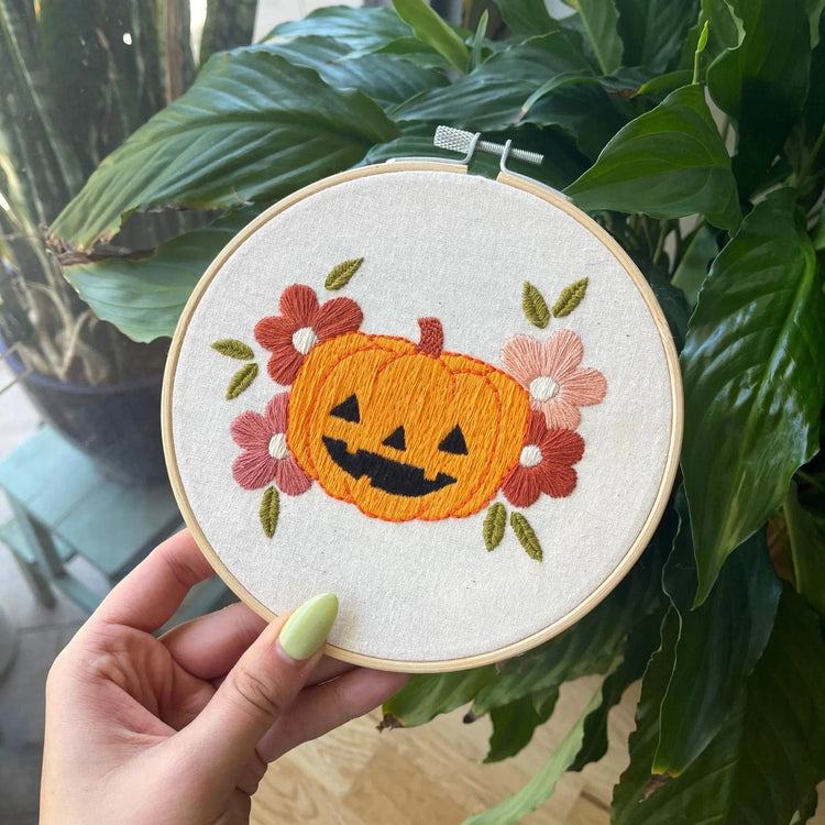Craft Club Co Australia JACK O LANTERN Embroidery Kit