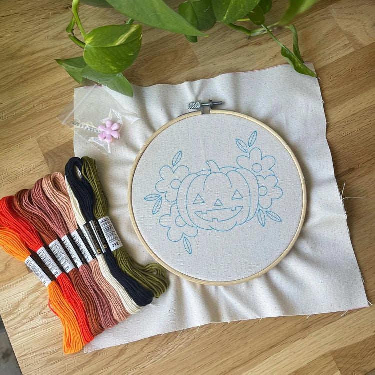 Craft Club Co Australia JACK O LANTERN Embroidery Kit