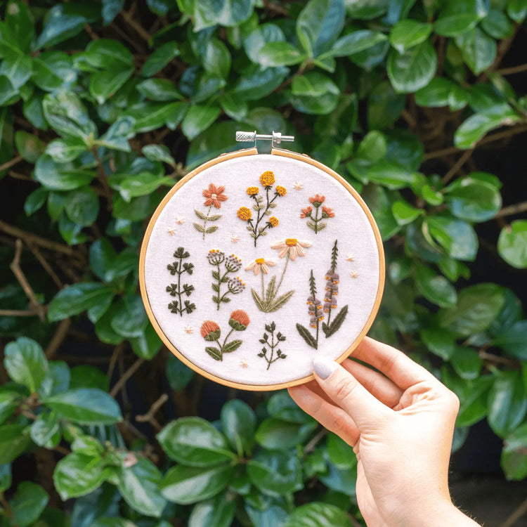 Craft Club Co Australia WILDFLOWER Embroidery Kit