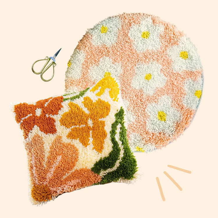Craft Club Co Australia NEUTRAL WITHOUT THE NEUTRALS Latch Hooking Bundle