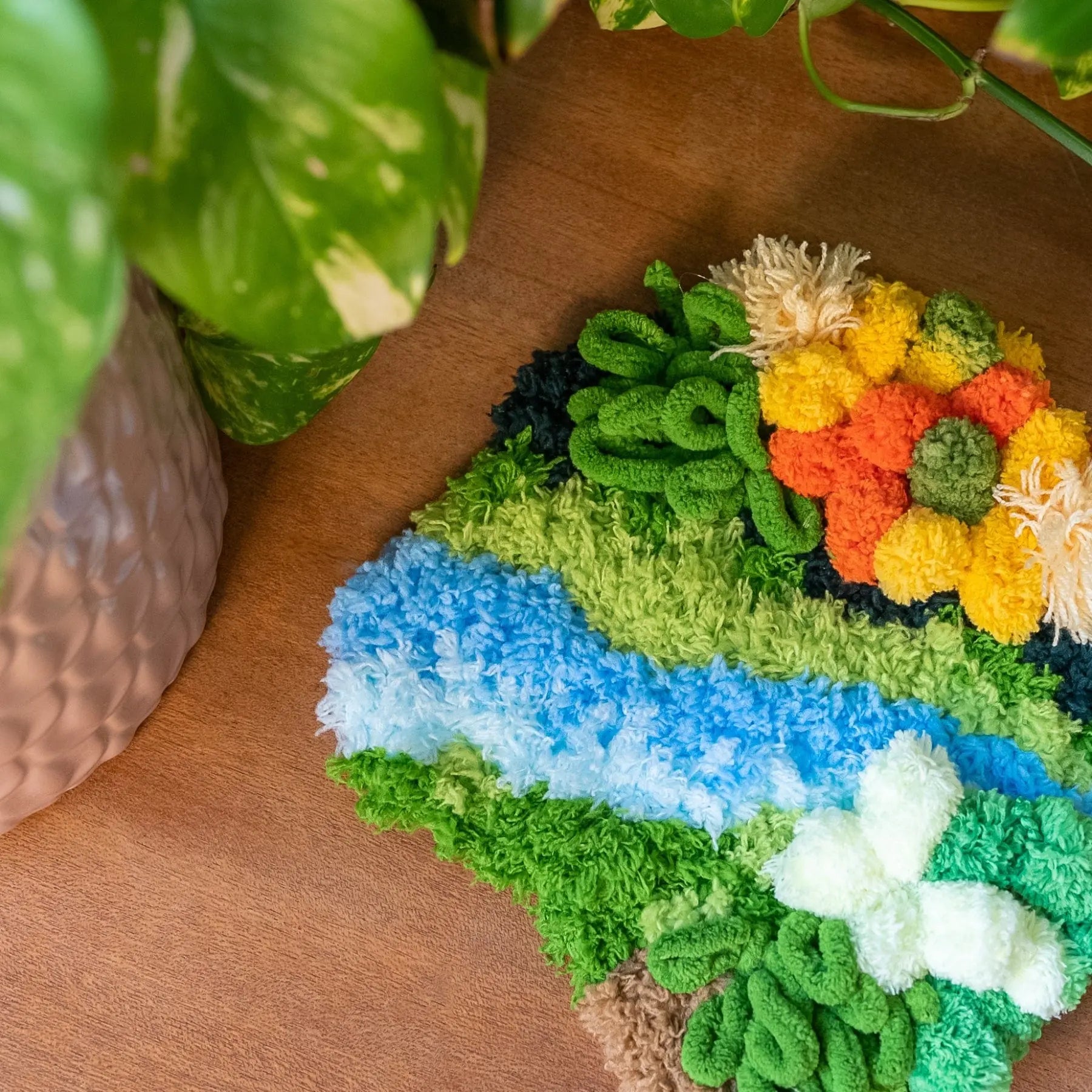 Craft Club Co Australia & NZ BABBLING BROOK Moss Coaster Kit