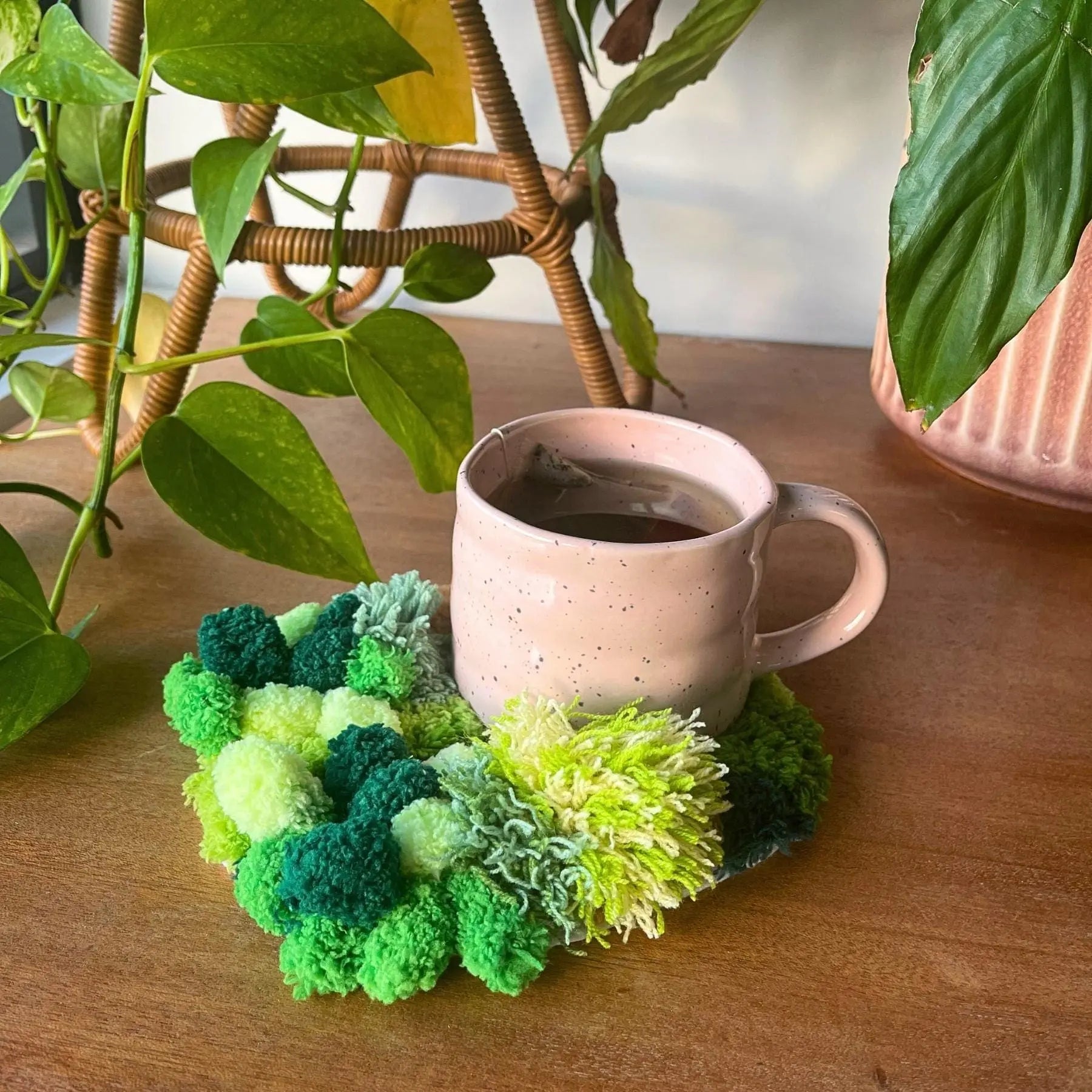 Craft Club Co Australia & NZ GRASSY GARDEN Moss Rug Coaster Kit