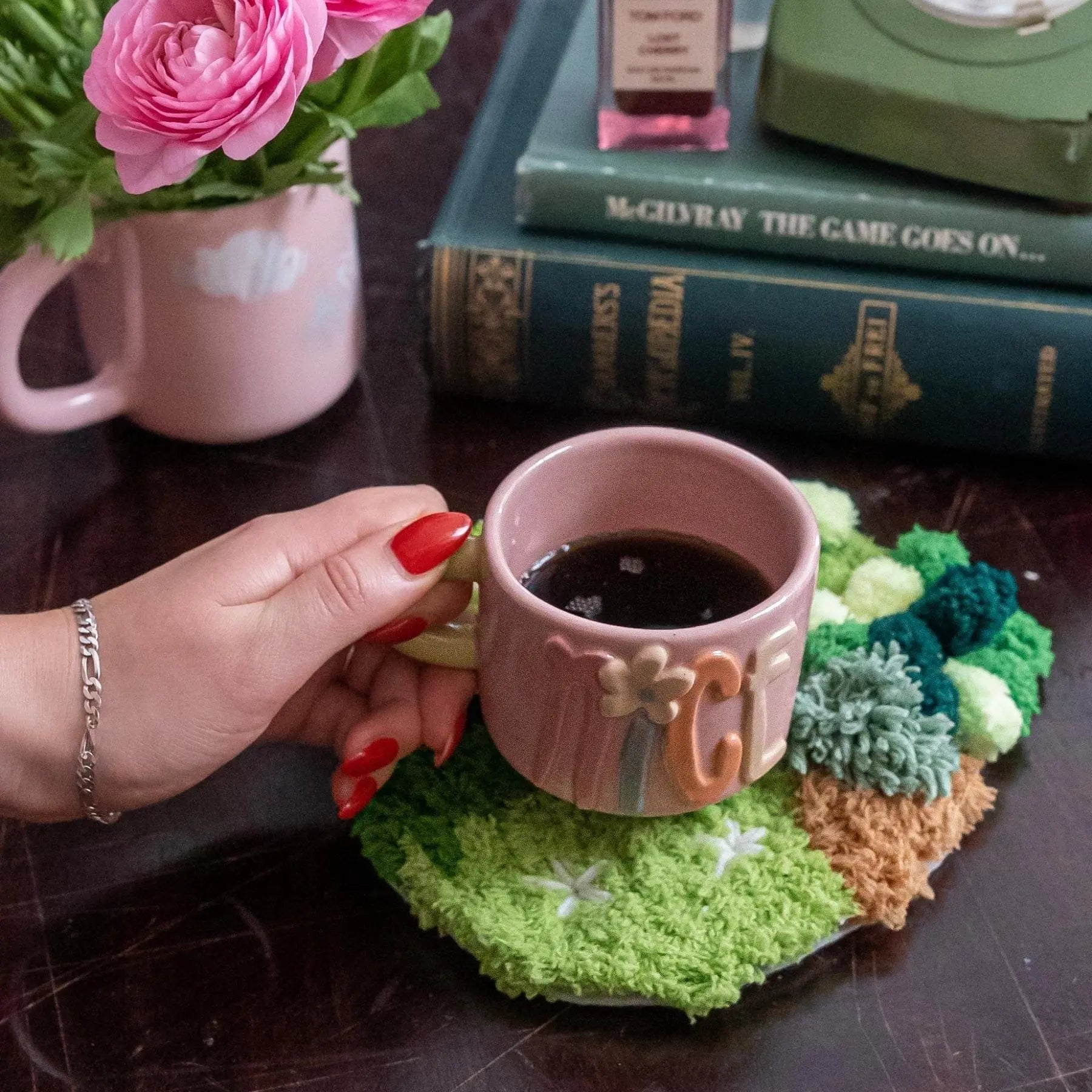 Craft Club Co Australia & NZ GRASSY GARDEN Moss Rug Coaster Kit