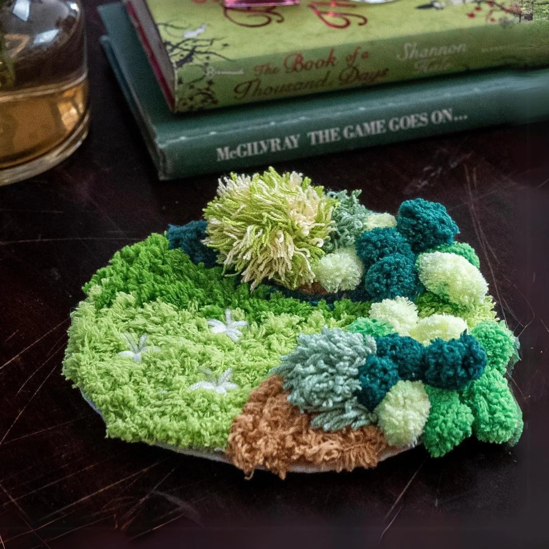 Craft Club Co Australia & NZ GRASSY GARDEN Moss Rug Coaster Kit