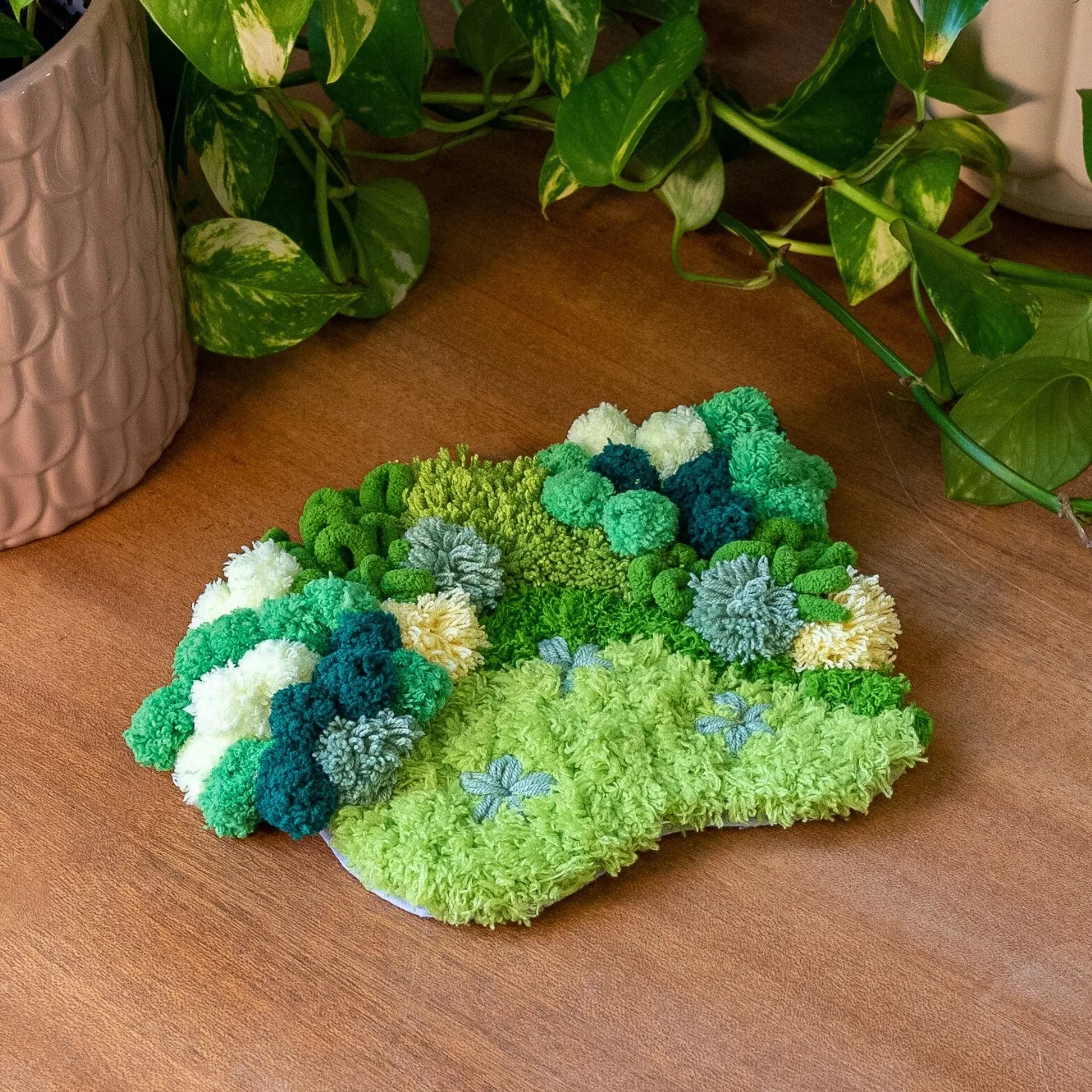 Craft Club Co Australia & NZ GREEN OASIS Moss Coaster Kit