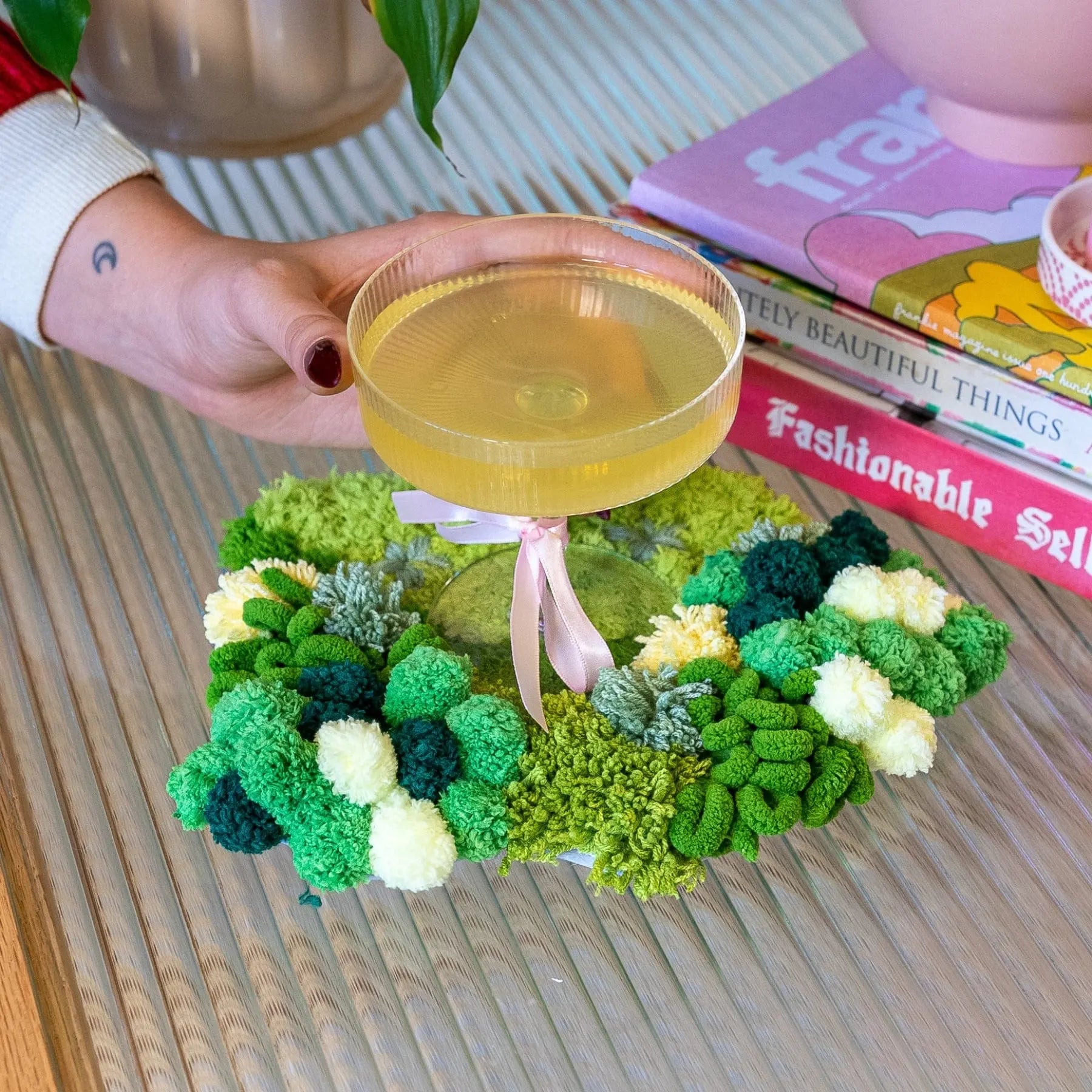 Craft Club Co Australia & NZ GREEN OASIS Moss Coaster Kit