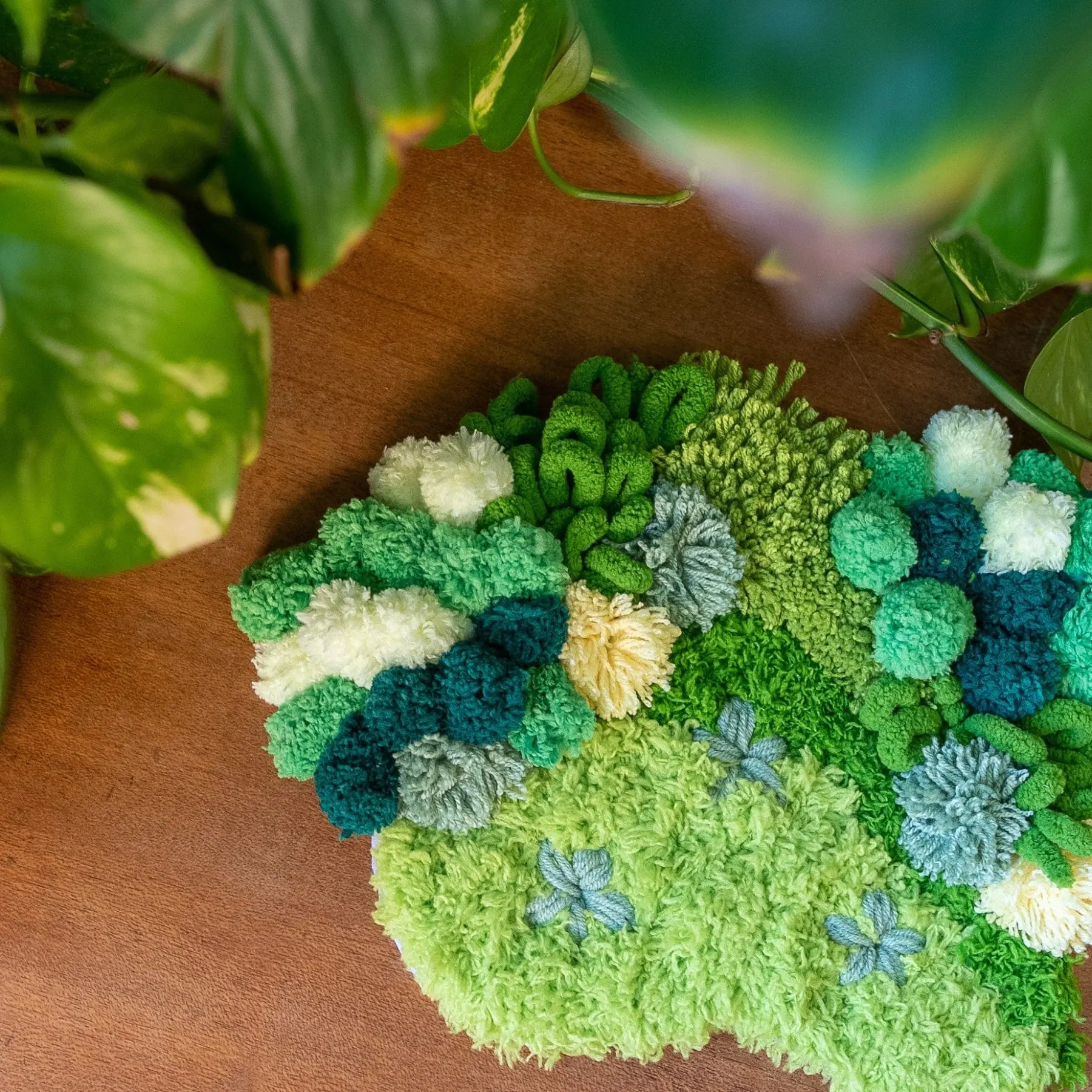 Craft Club Co Australia & NZ GREEN OASIS Moss Coaster Kit