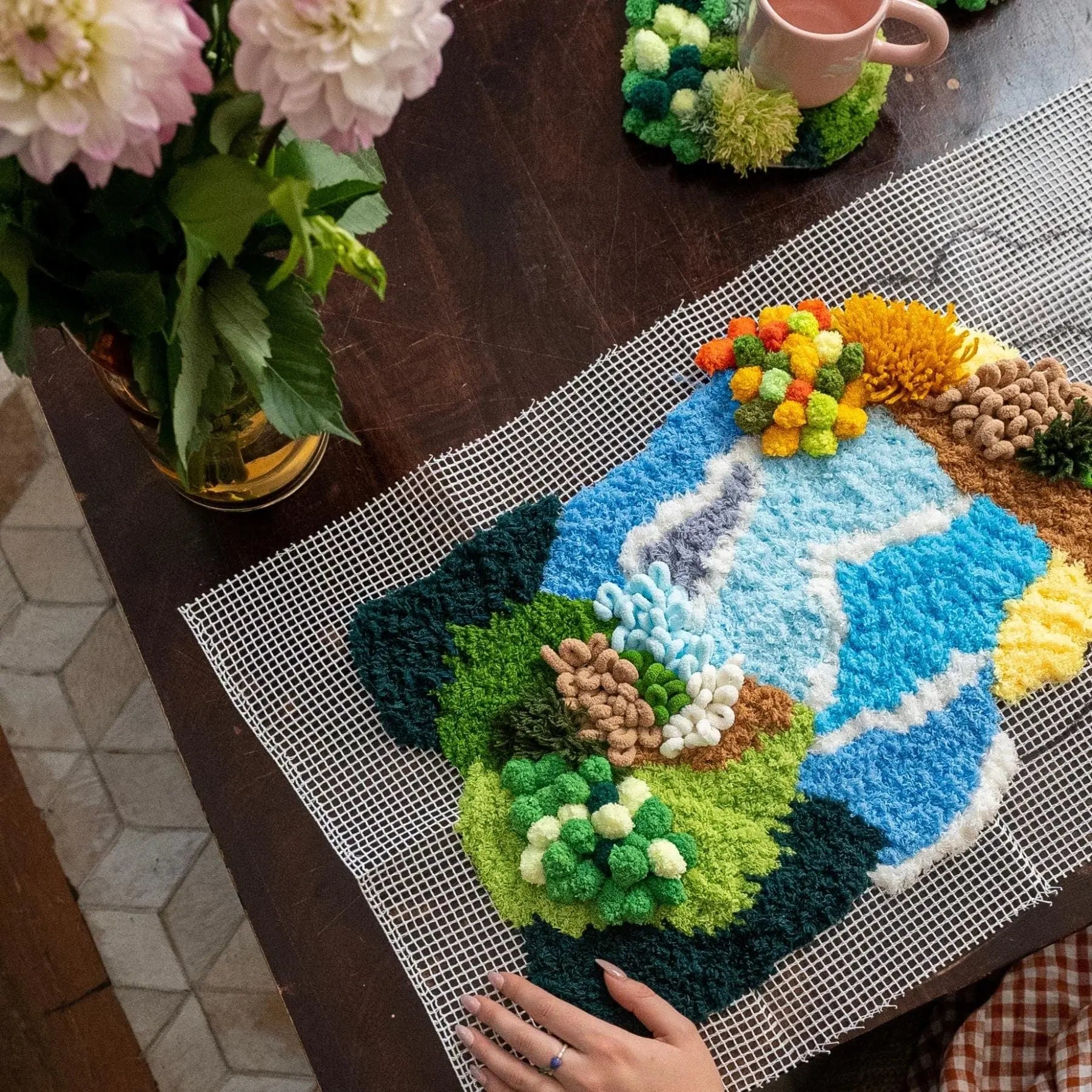 Craft Club Co Australia & NZ MAGICAL MOSS Rug Making Kit