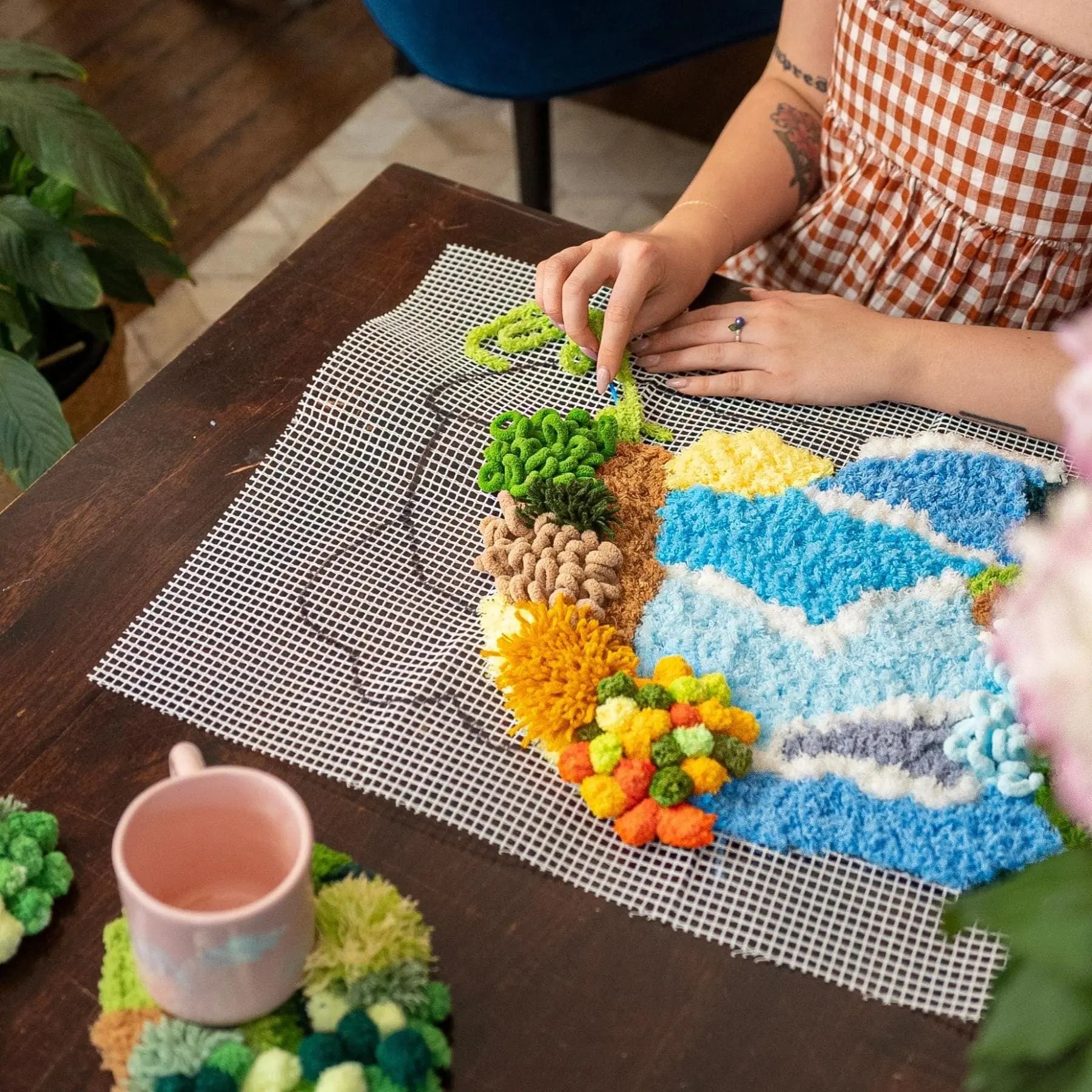 Craft Club Co Australia & NZ MAGICAL MOSS Rug Making Kit