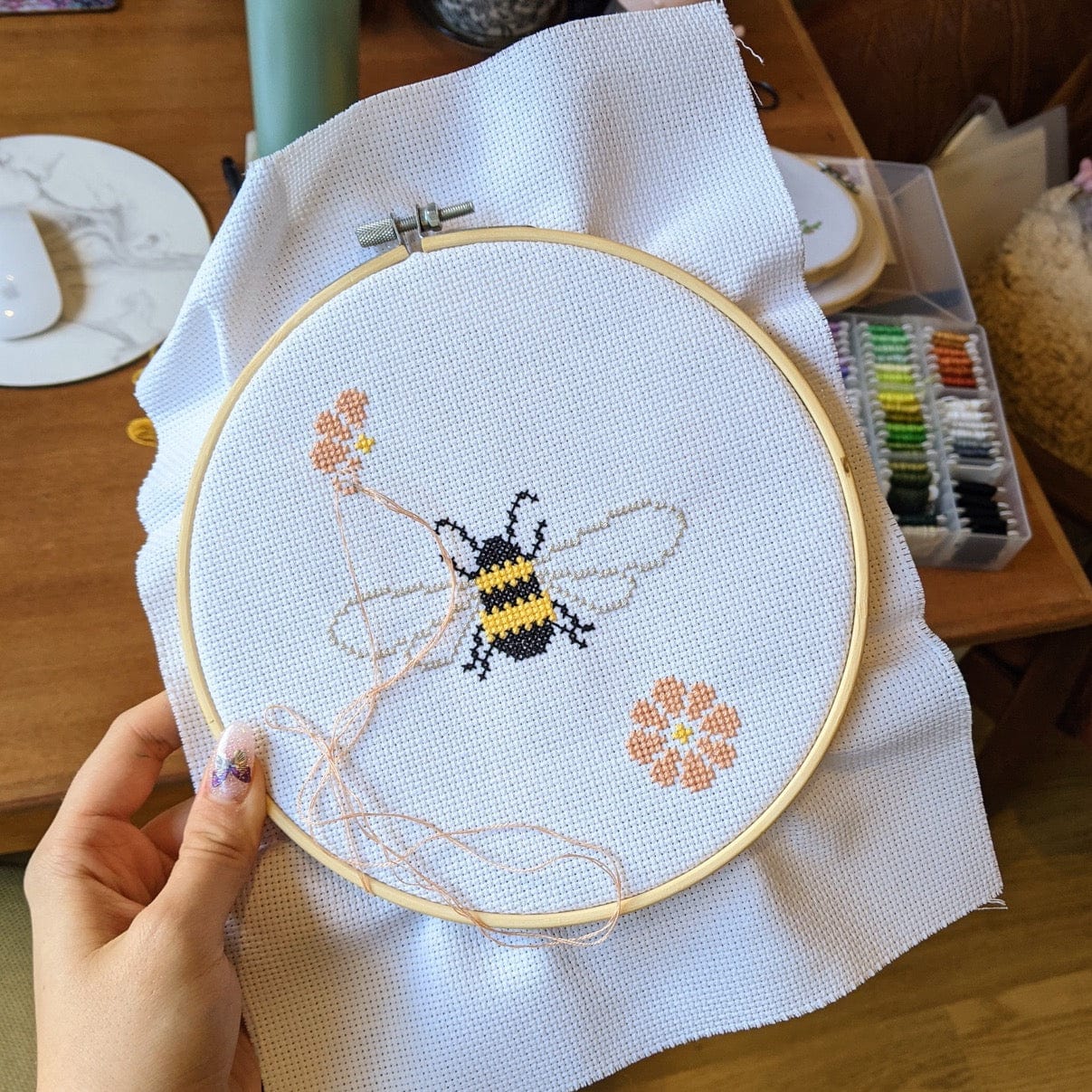Craft Club Co Bee & Blossom | PDF Cross Stitch Pattern