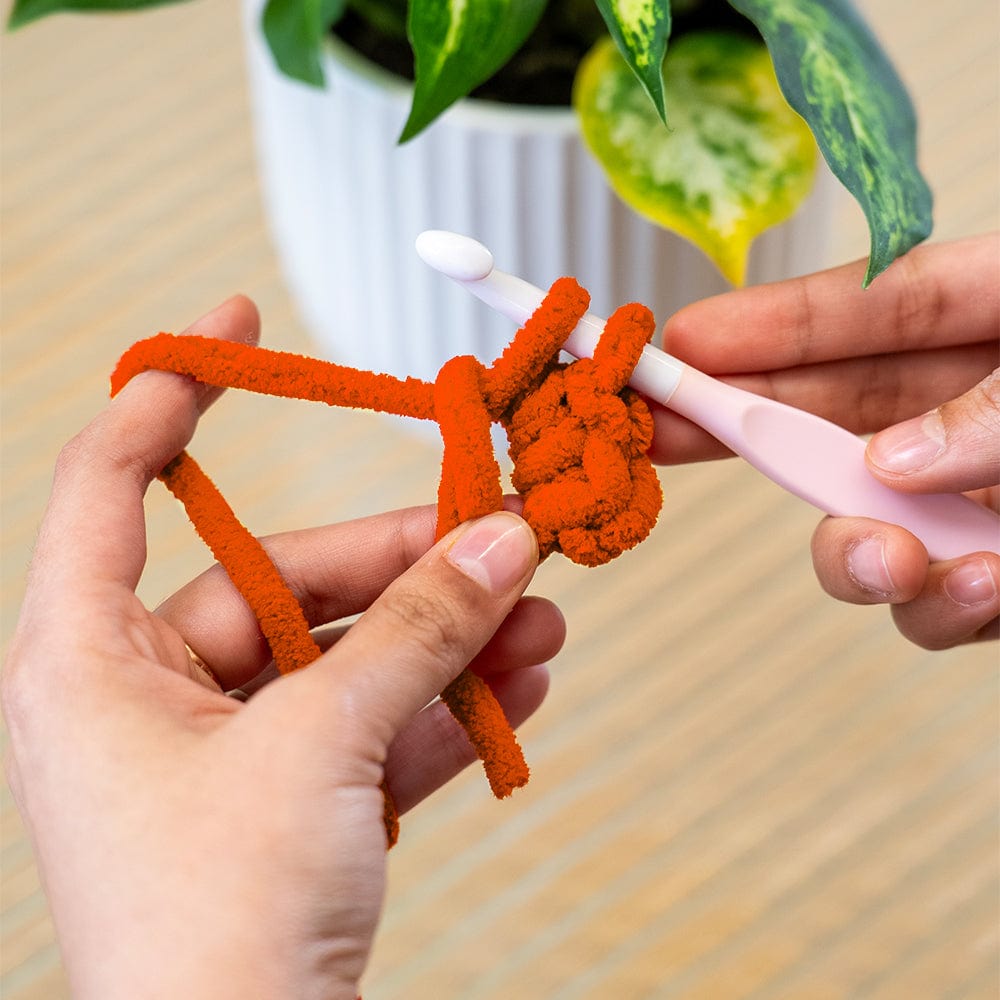 Craft Club Co PUMPKIN Chunky Crochet Kit