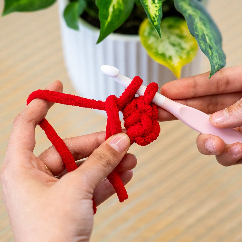 Craft Club Co STRAWBERRY Chunky Crochet Kit