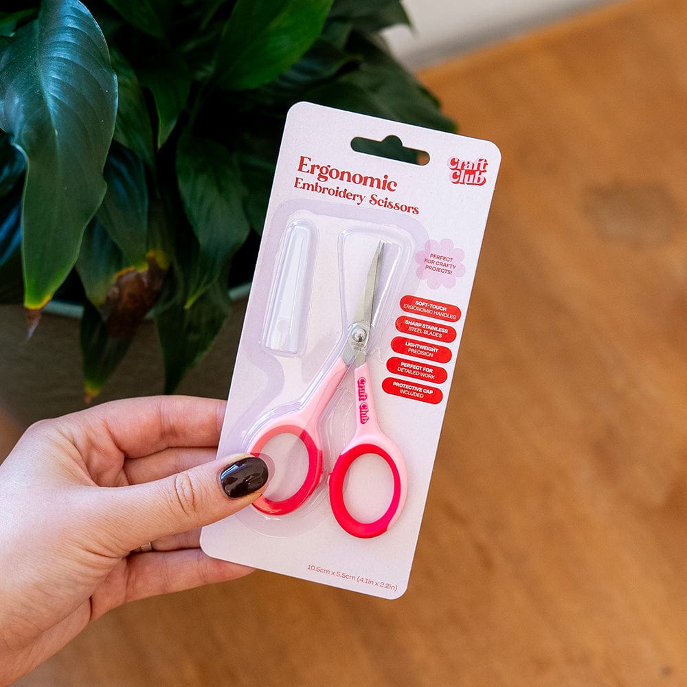 Craft Club Co Ergonomic Embroidery Scissors