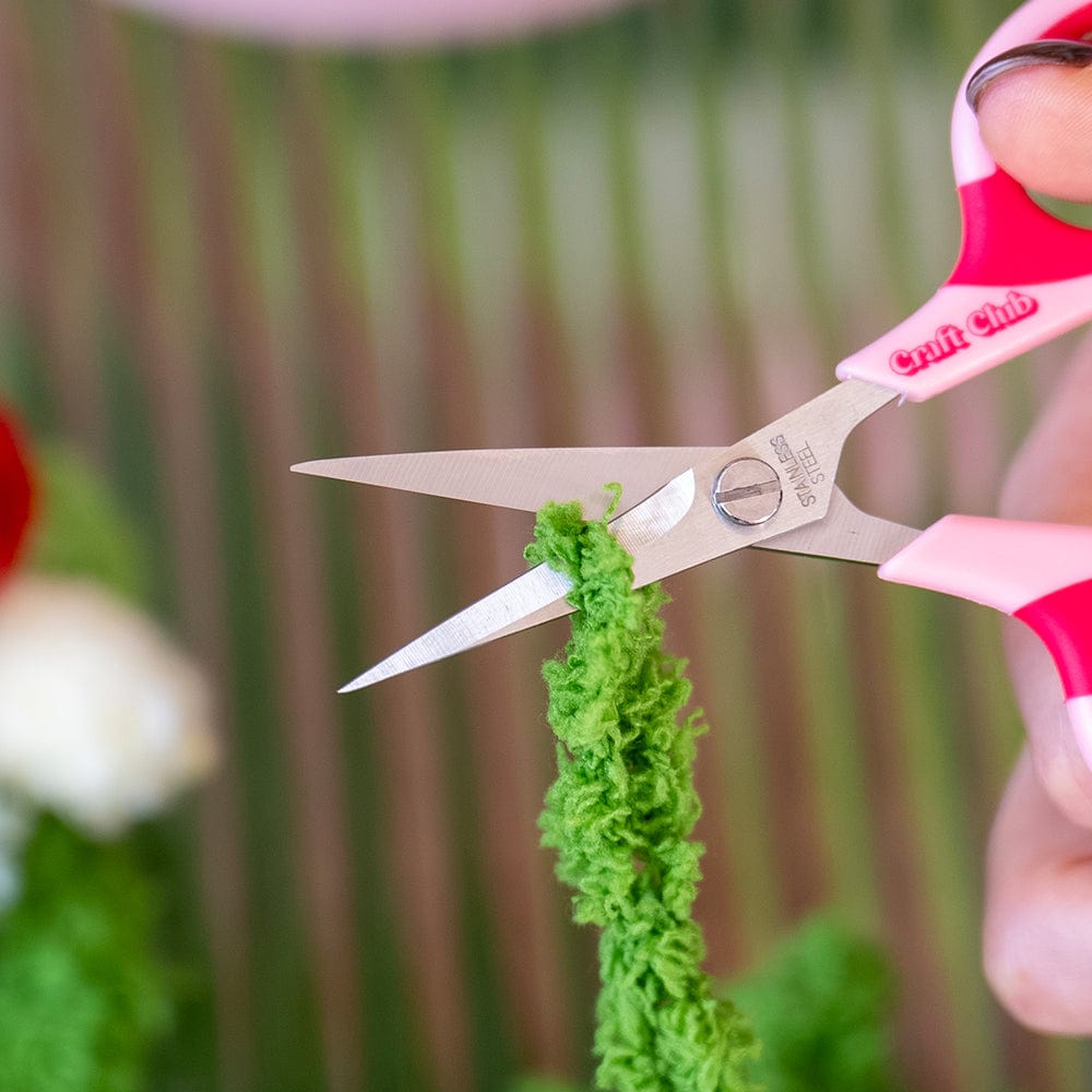 Craft Club Co Ergonomic Moss Trimming Scissors