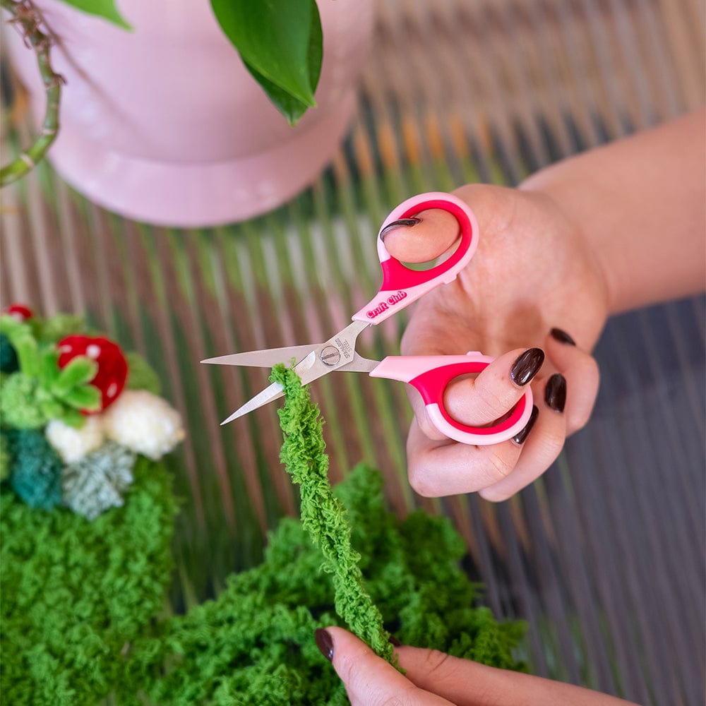 Craft Club Co Ergonomic Moss Trimming Scissors