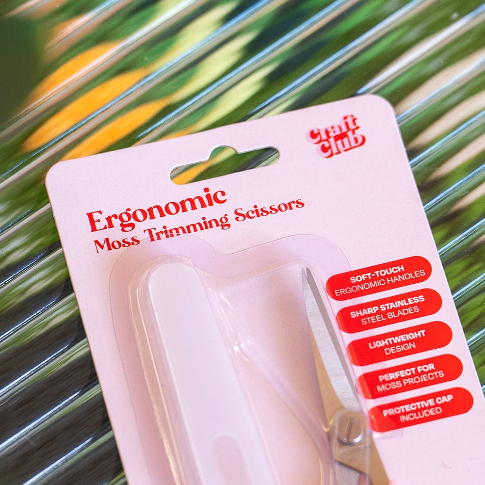 Craft Club Co Ergonomic Moss Trimming Scissors
