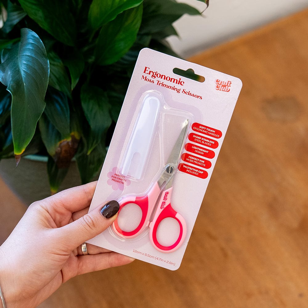 Craft Club Co Ergonomic Moss Trimming Scissors