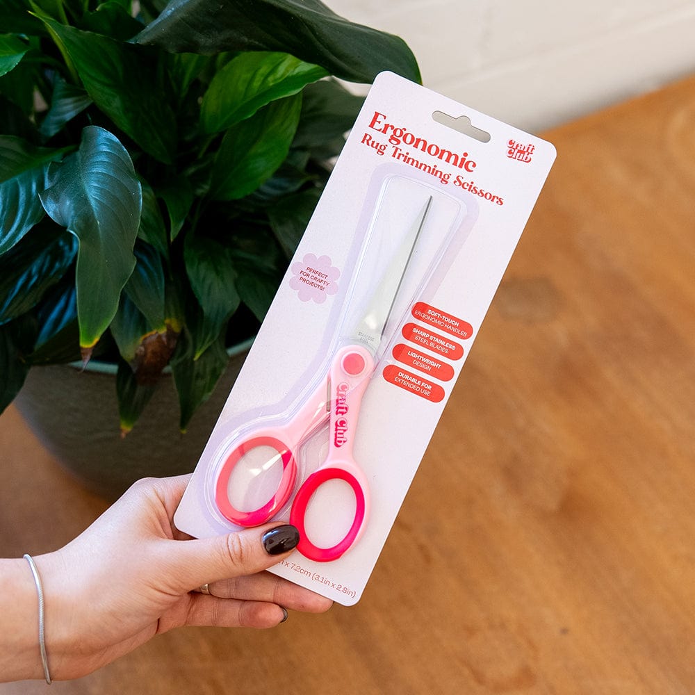 Craft Club Co Ergonomic Rug Trimming Scissors