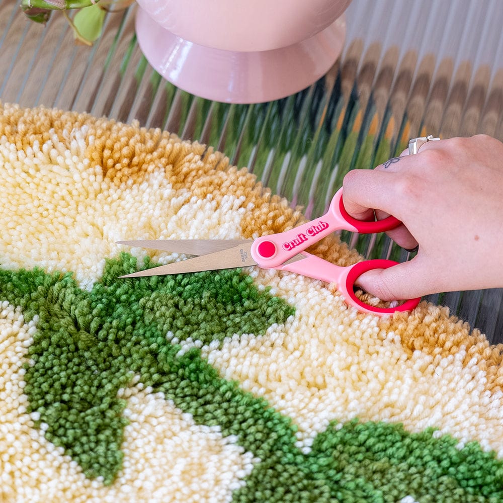 Craft Club Co Ergonomic Rug Trimming Scissors