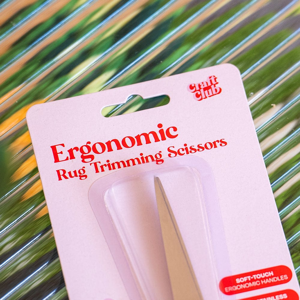 Craft Club Co Ergonomic Rug Trimming Scissors