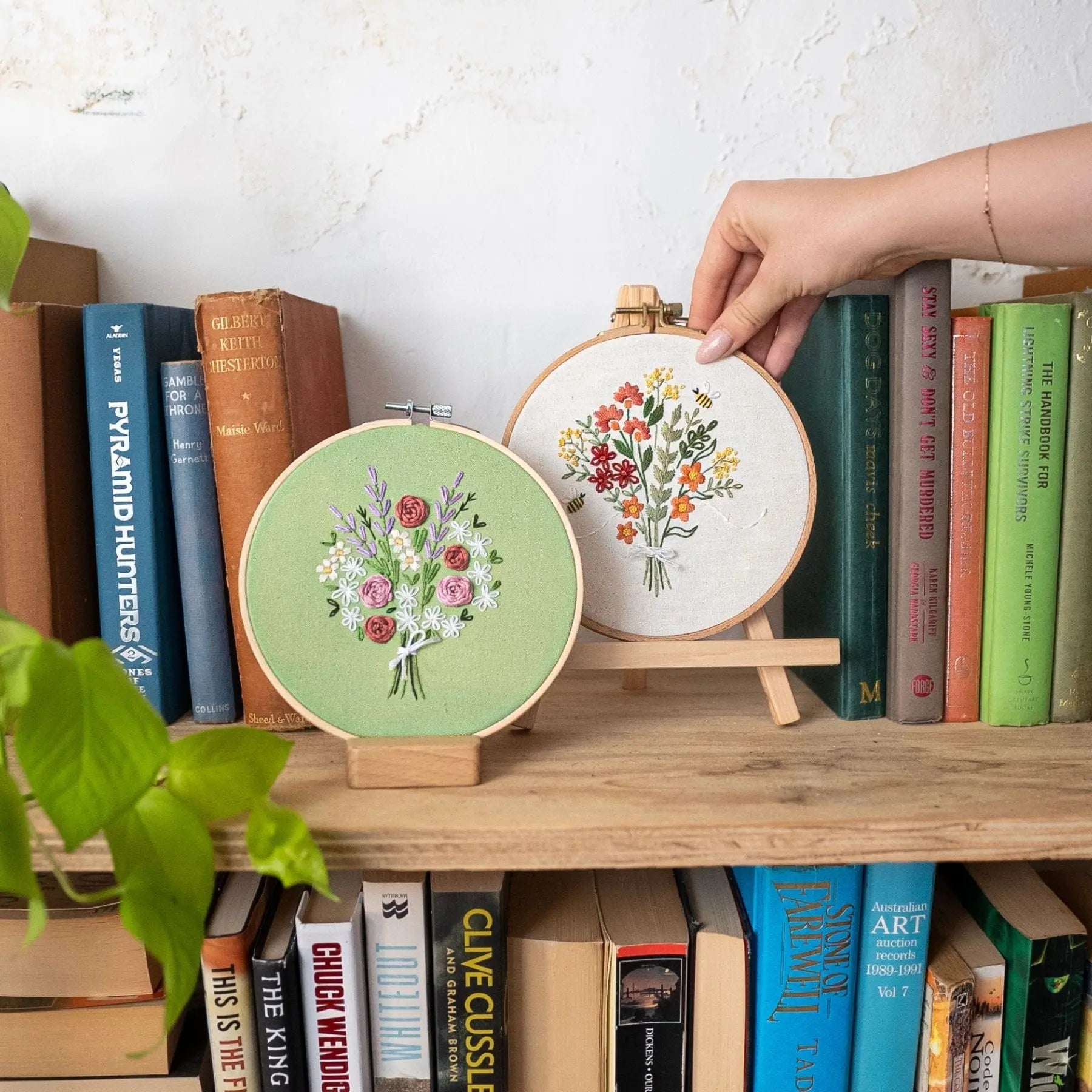 Craft Club Co Wooden Block Stand