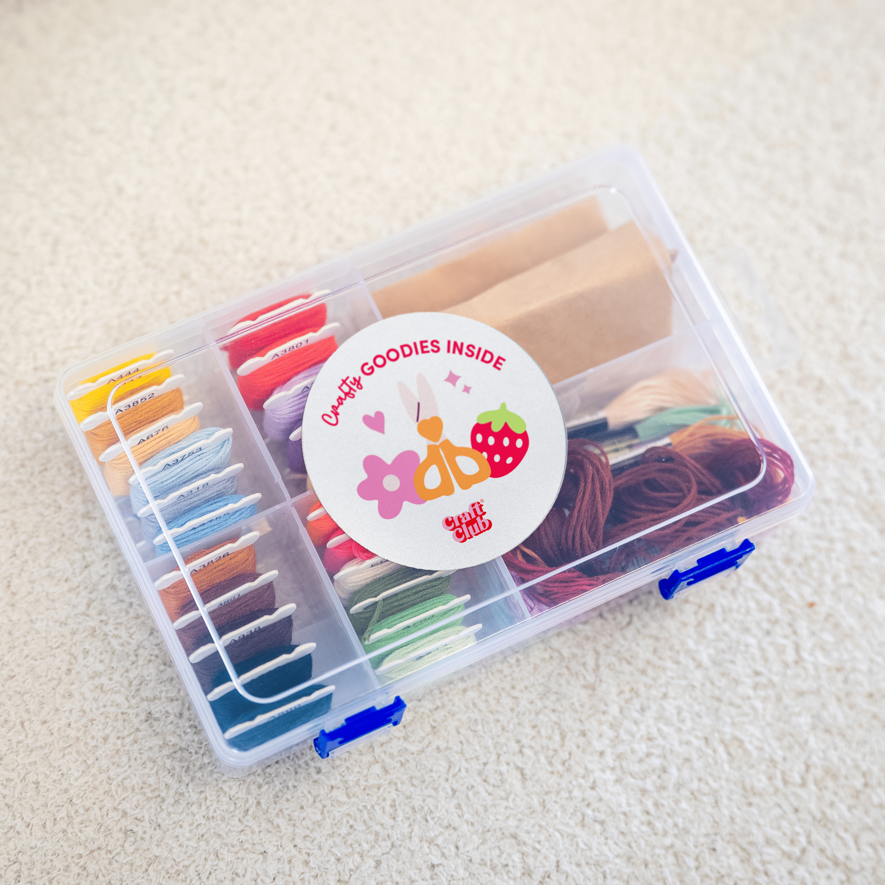 Craft Club Co Craft Supplies Storage Container