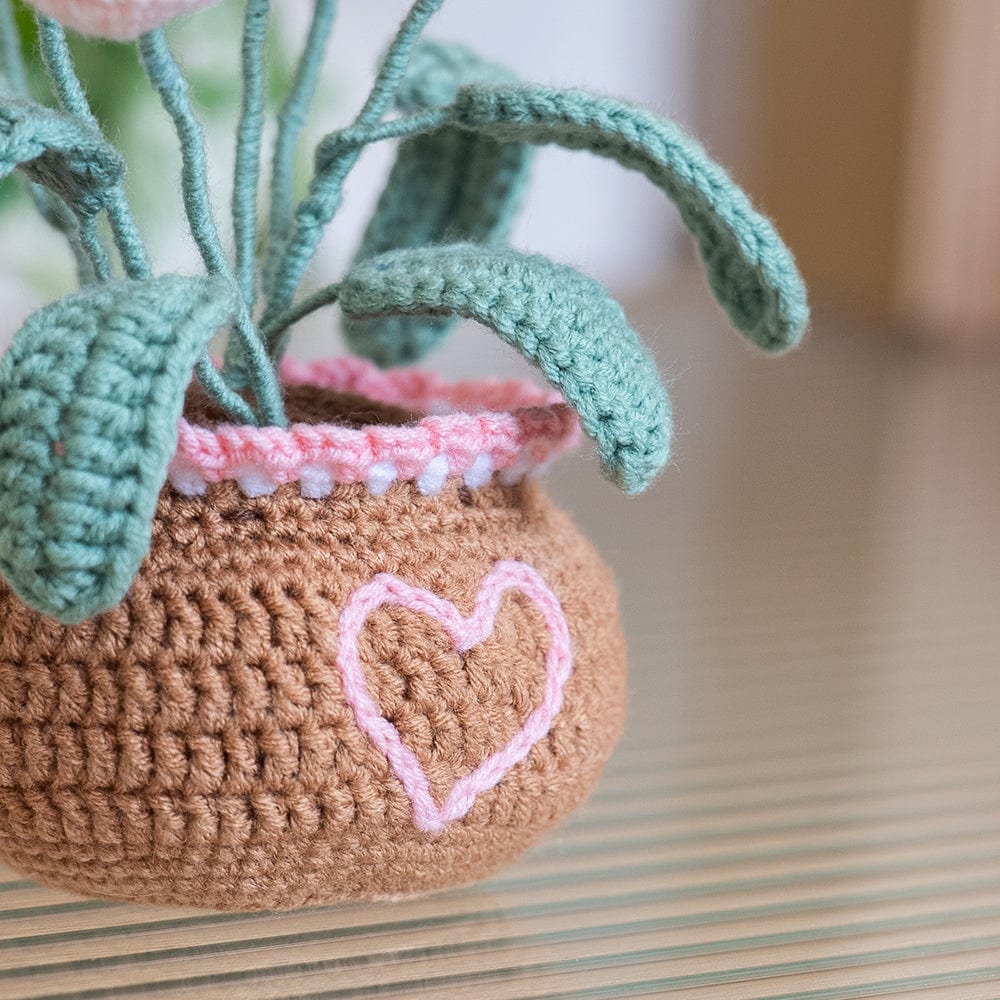 Craft Club Co Tulip Pot DIY | Crochet Pot Plant Kit