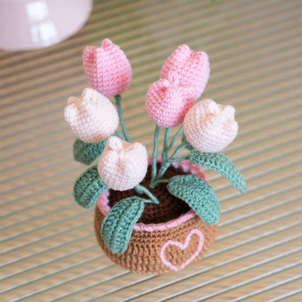 Craft Club Co Tulip Pot DIY | Crochet Pot Plant Kit