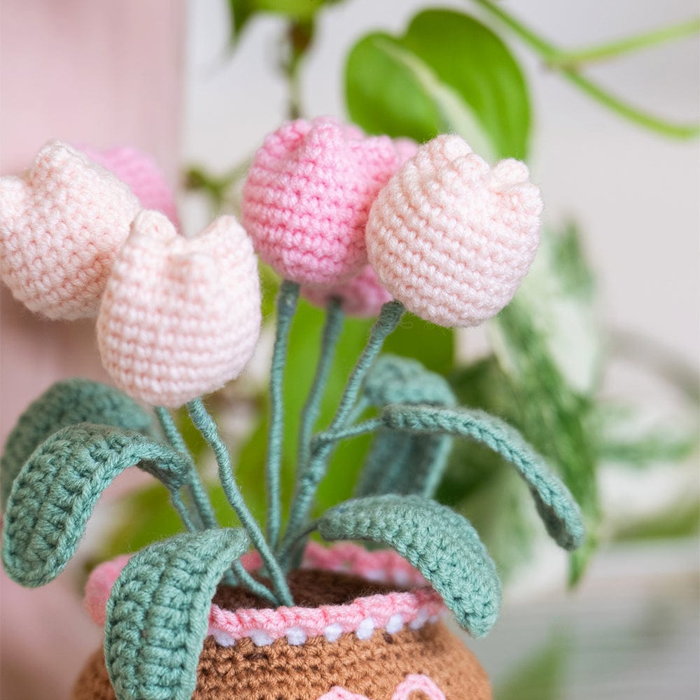 Craft Club Co Tulip Pot DIY | Crochet Pot Plant Kit