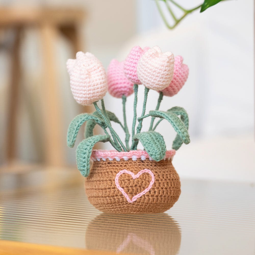 Craft Club Co Tulip Pot DIY | Crochet Pot Plant Kit