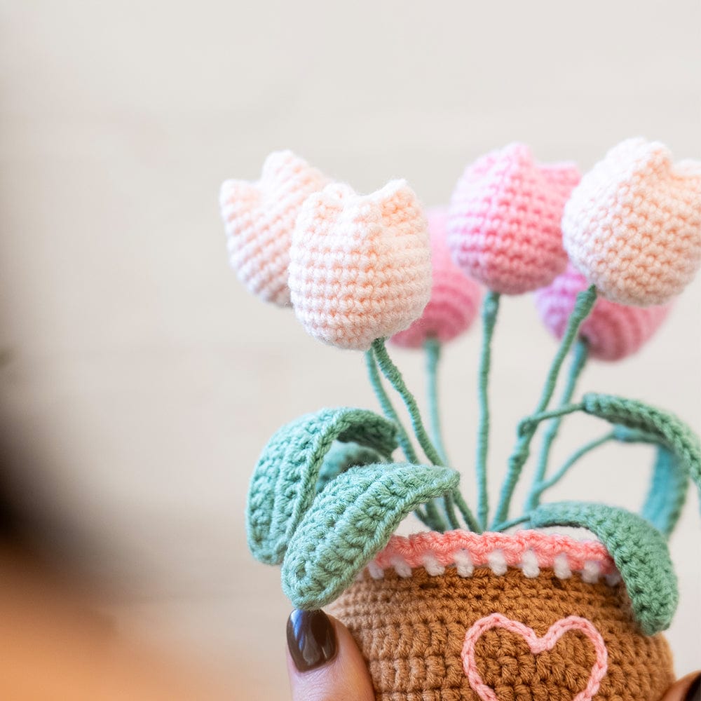 Craft Club Co Tulip Pot DIY | Crochet Pot Plant Kit