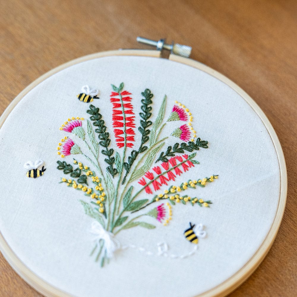 Craft Club Co AUSTRALIAN NATIVE BOUQUET Embroidery Kit