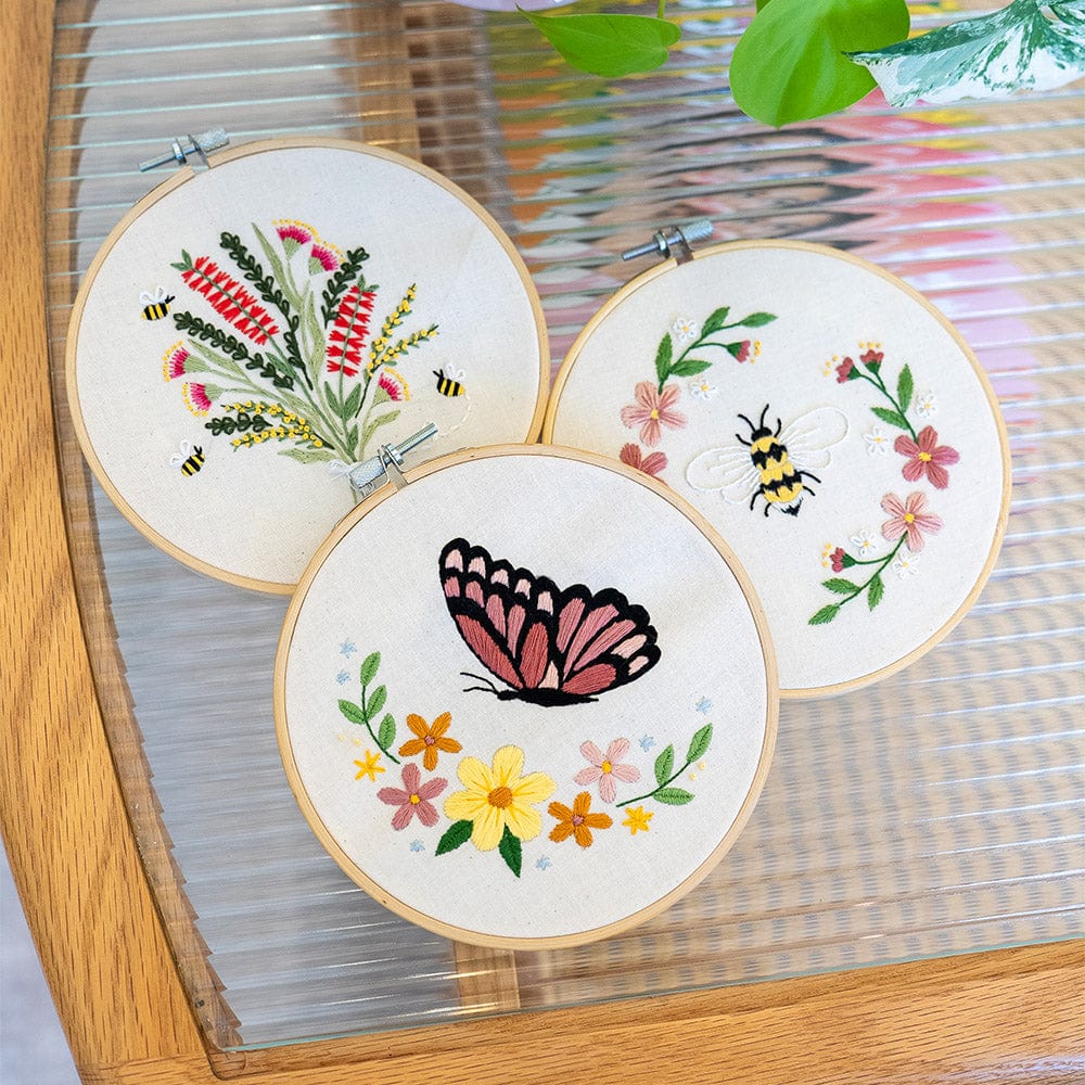 Craft Club Co AUSTRALIAN NATIVE BOUQUET Embroidery Kit
