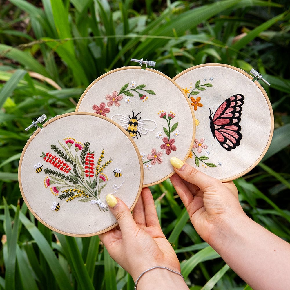 Craft Club Co AUSTRALIAN NATIVE BOUQUET Embroidery Kit