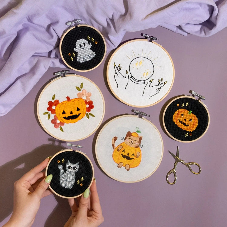 Craft Club Co HALLOWEEN MINIS Cross Stitch Kit