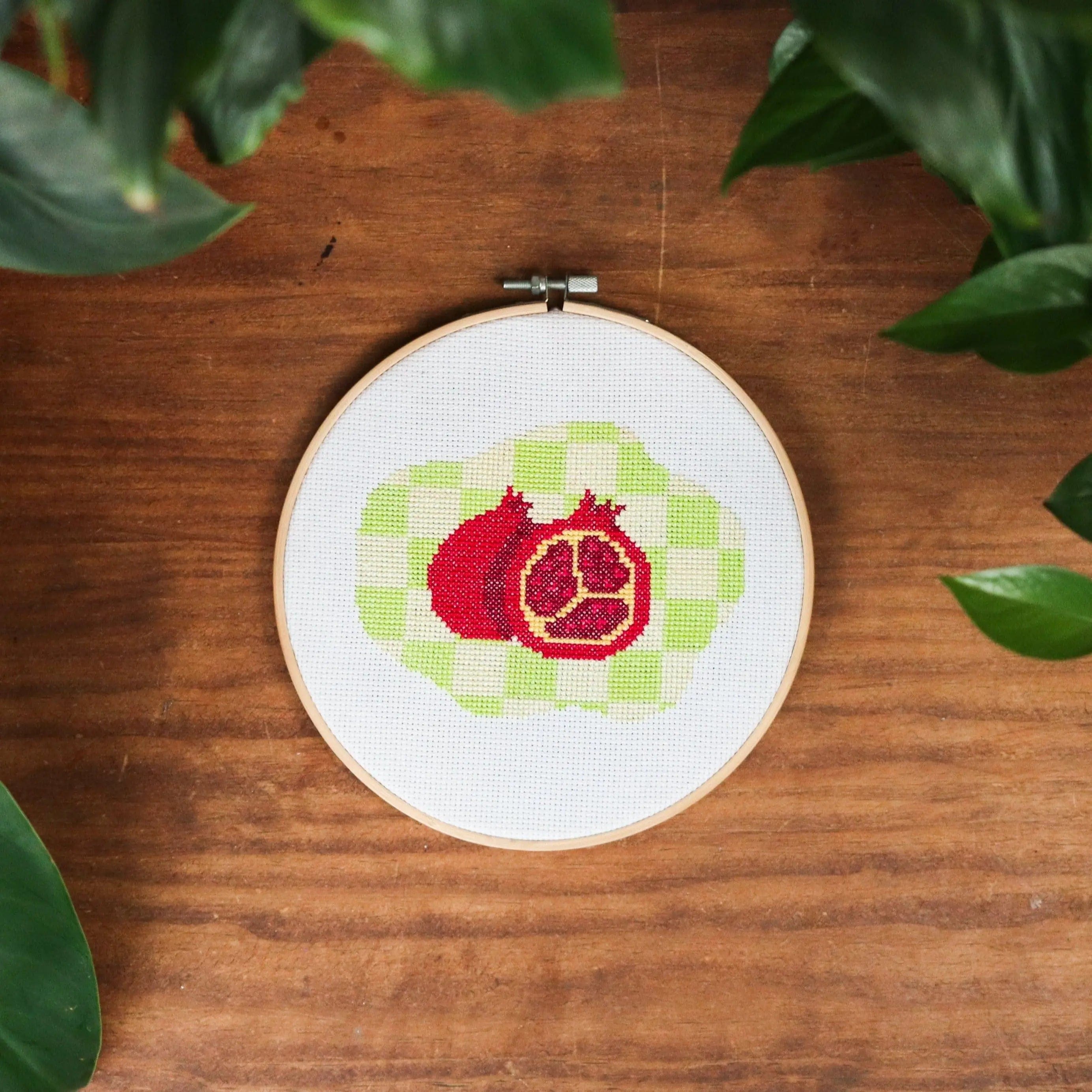 Craft Club Co POMEGRANATE PICNIC Cross Stitch Kit