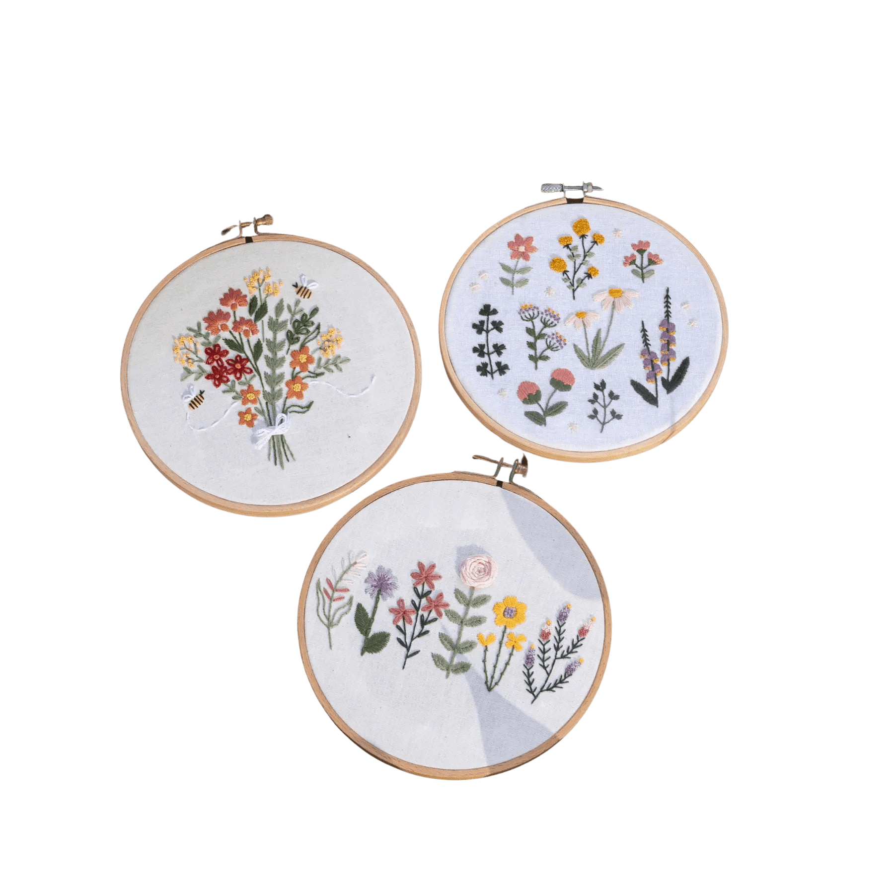 Craft Club Co BLOOMING BEAUTIFUL Embroidery Kit Bundle