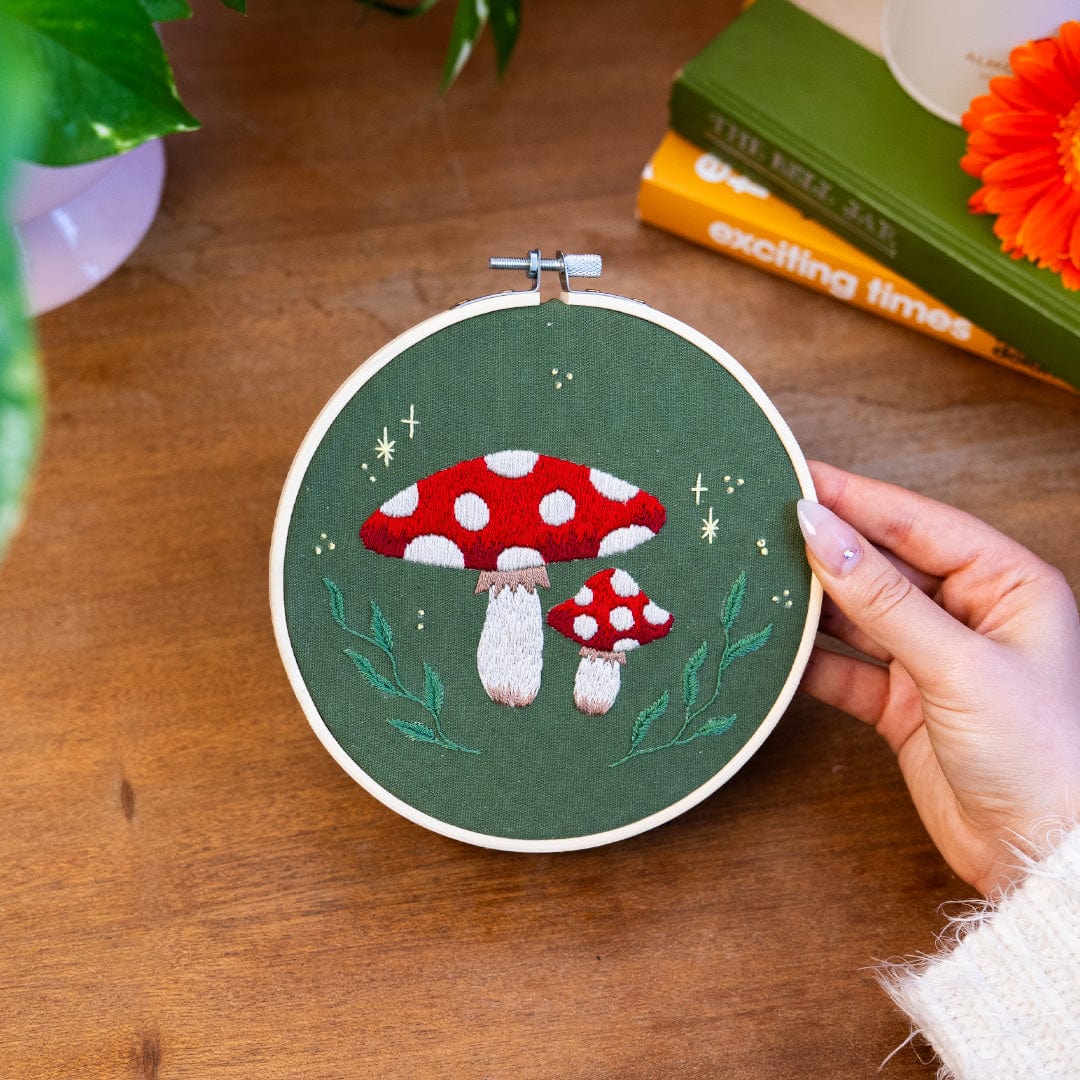 Craft Club Co MAGICAL MUSHROOM Embroidery Kit