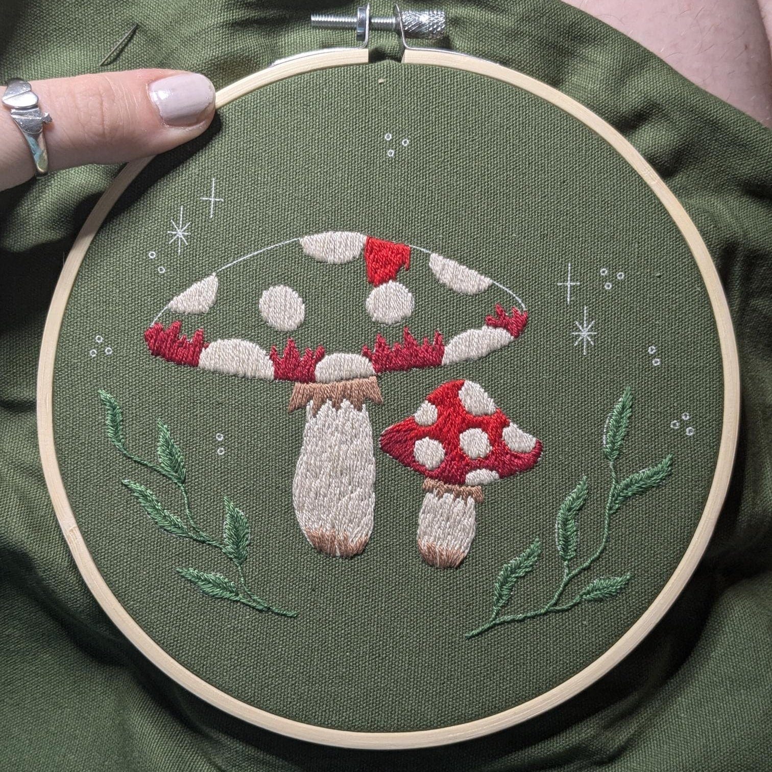 Craft Club Co MAGICAL MUSHROOM Embroidery Kit
