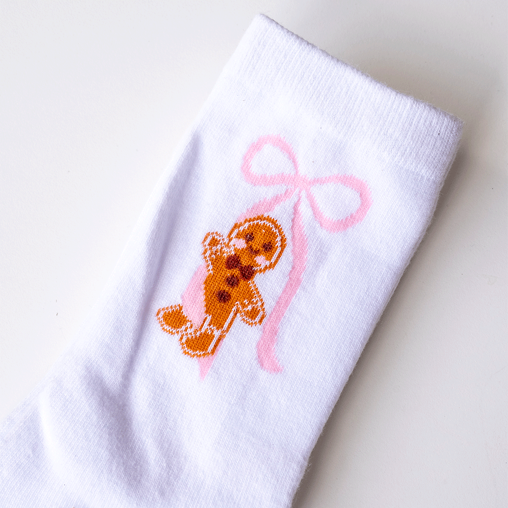 Craft Club Co Bow Ho Ho - Crew Socks