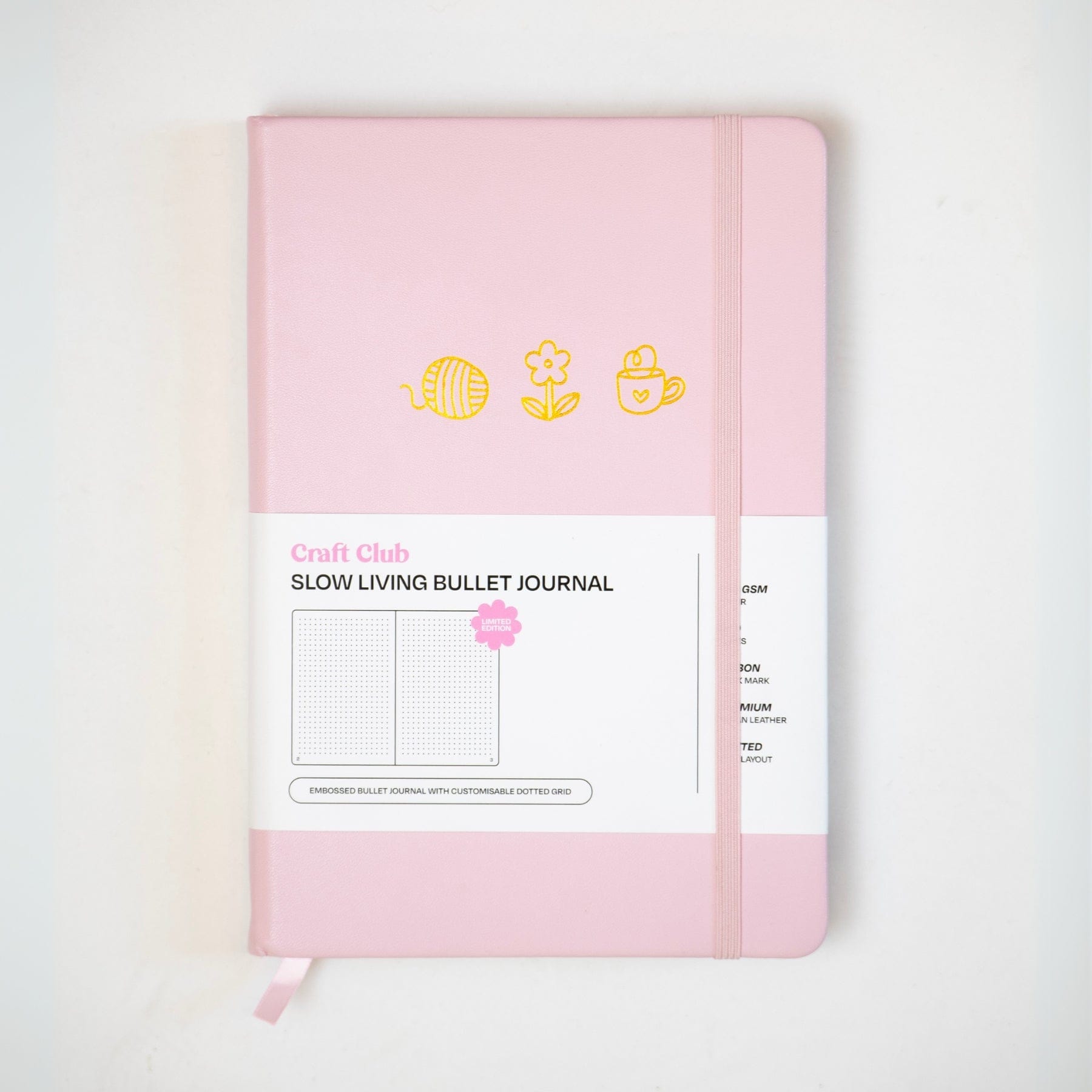 Craft Club Co Slow Living Bullet Journal Notebook | Limited Edition