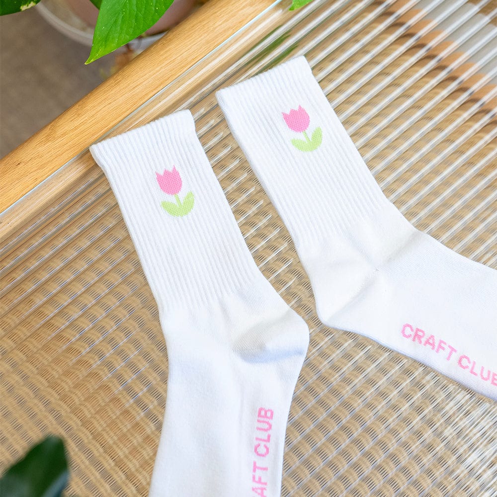 Craft Club Co Tulip Crew Socks | Limited Edition