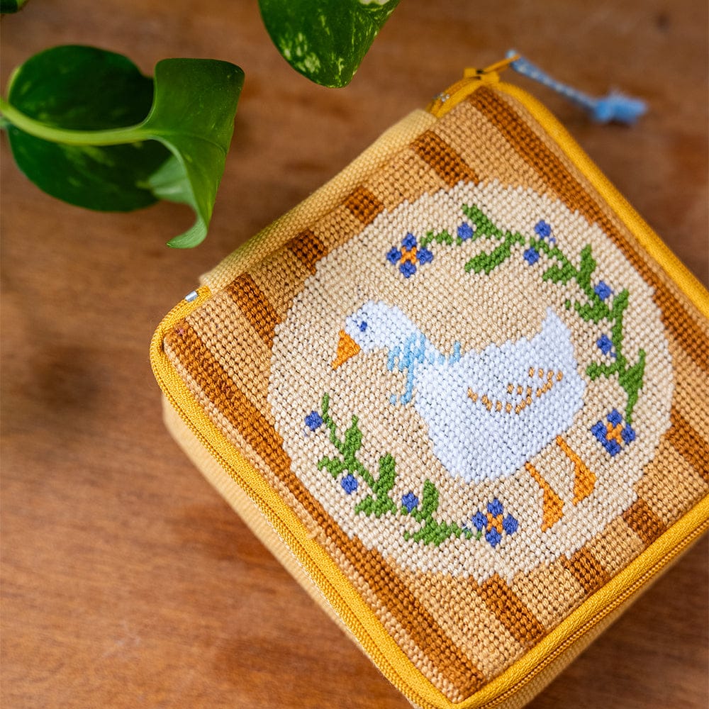 Craft Club Co Duck, Duck, Goose - Needlepoint Pouch Kit