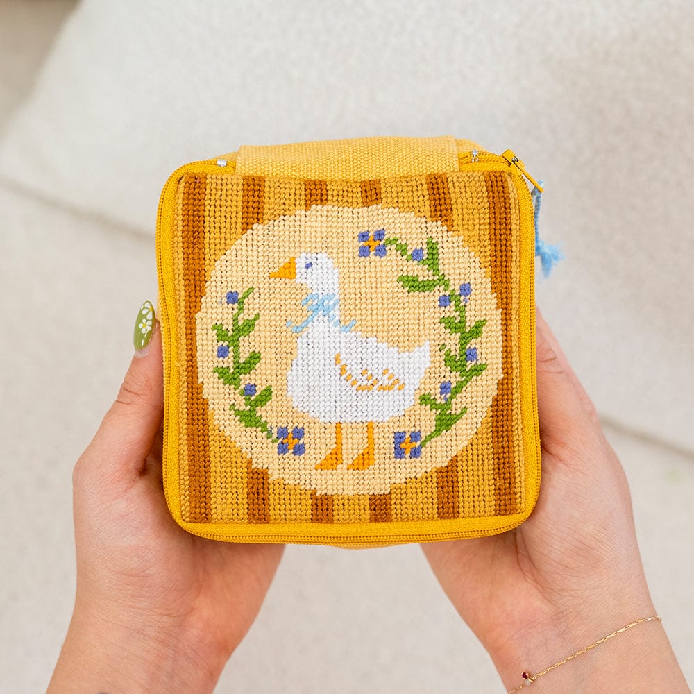 Craft Club Co Duck, Duck, Goose - Needlepoint Pouch Kit