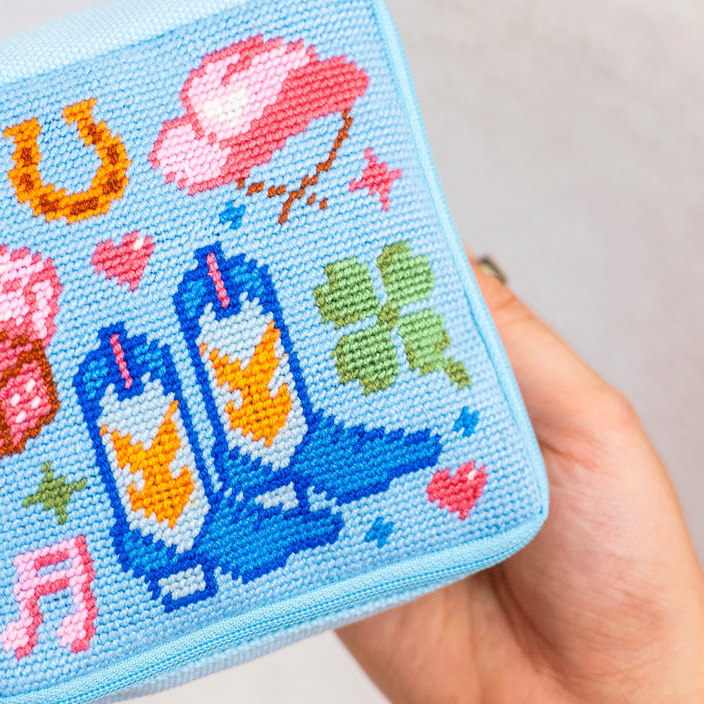 Craft Club Co Howdy - Needlepoint Pouch Kit